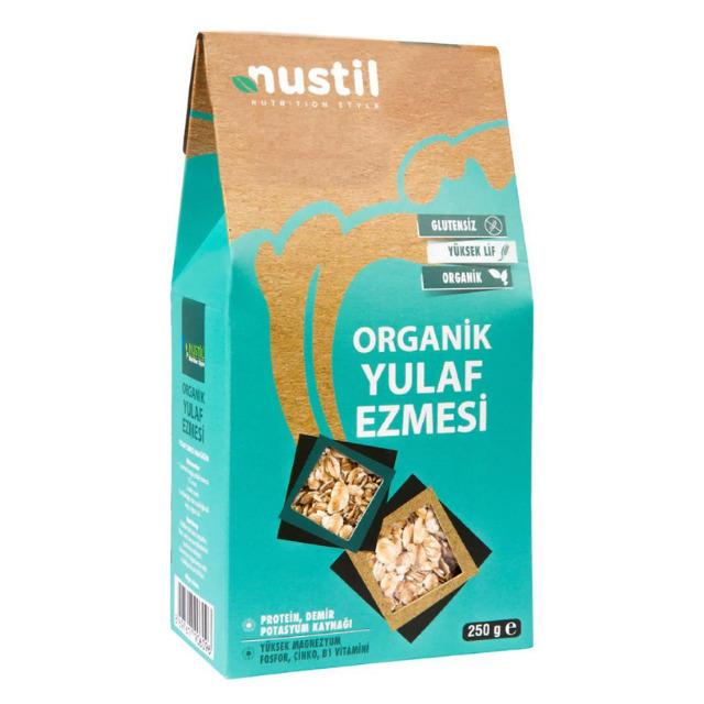 Nustil Organik Glutensiz Yulaf Ezmesi 250g