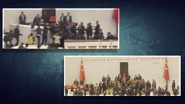 Meclis'in Can Atalay mesaisinde yumruklar konuştu, kan aktı! Oturuma iki kez ara verildi! Alpay Özalan ve Ahmet Şık'a kınama cezası