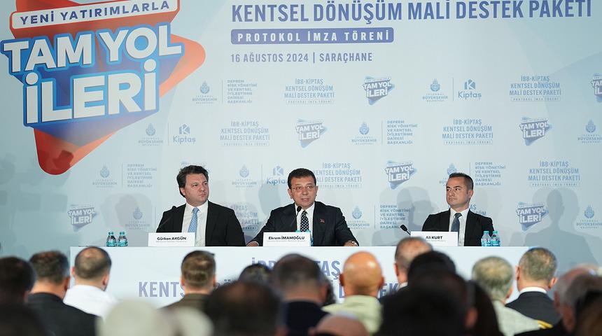 İBB'den dar gelirliye kentsel dönüşüm desteği 