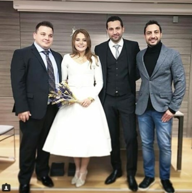 Üvey Baba'nın Lamia'sı Burçin Abdullah evlendi! G2