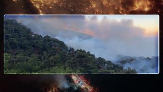 'Şehri tedirgin edecek bir husus yok' Bakan Yumaklı son durumu açıkladı! 5 yangın devam ediyor: İzmir dahil 5 ilde binlerce insan yerinden oldu