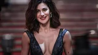 Modaya uydu başını örttü! Nesrin Cavadzade tarzıyla dillere düştü