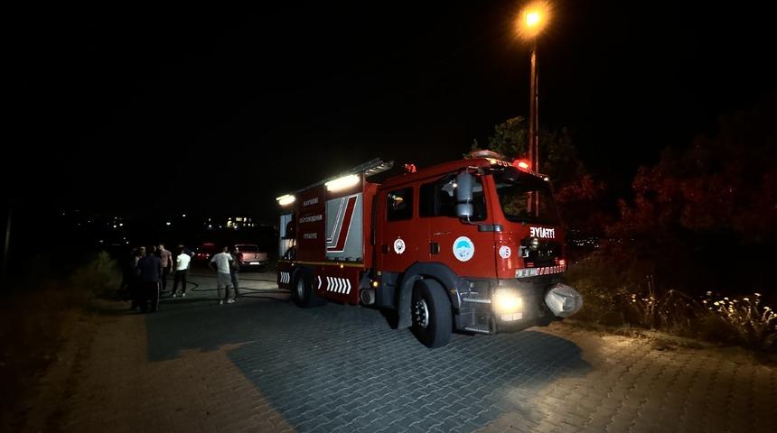 Kayseri'de havai fişekten çıktığı iddia edilen yangın söndürüldü