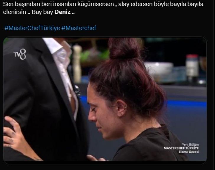 Hafta boyunca herkesi çıldırttı! MasterChef'te Deniz elenince fenalaştı, sosyal medya yıkıldı G5