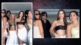 Afra Saraçoğlu ve arkadaşlarının videosu dile düştü! Afra ne yapsa olmadı