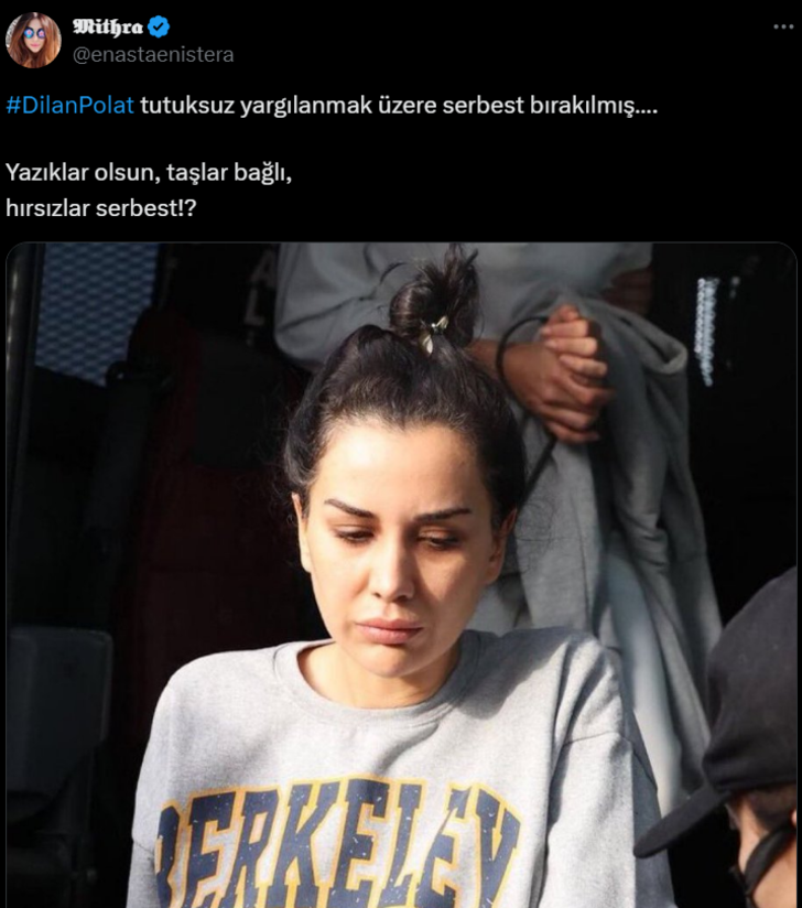 Dilan Polat'ın cezaevinden çıkmasına sevinen de var tepki gösteren de! Sosyal medya resmen yıkıldı G2