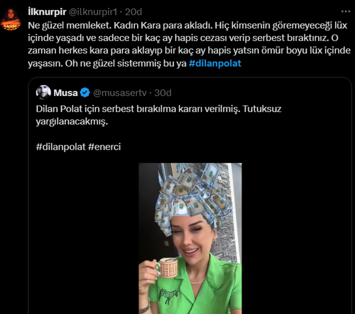 Dilan Polat'ın cezaevinden çıkmasına sevinen de var tepki gösteren de! Sosyal medya resmen yıkıldı G5