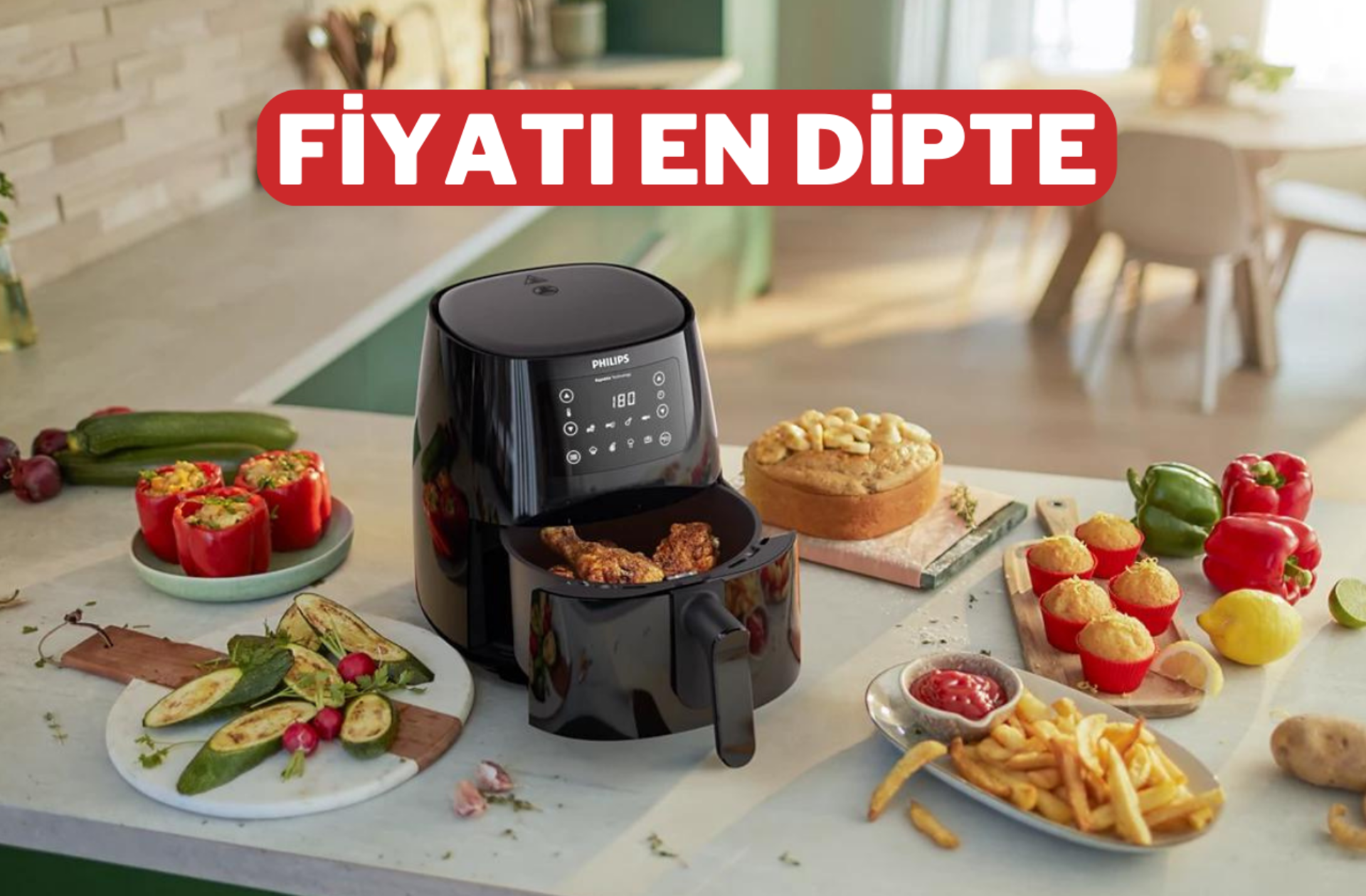 Philips'in en çok satan airfryerı bugüne özel 1979 TL'ye düştü