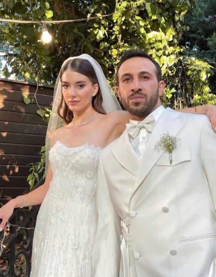 Ersin Arıcı ile evlenen Beril Bozam'ın gelinliği ve parti tarzı sosyal medyayı mest etti! "Sade ve çekici" G3