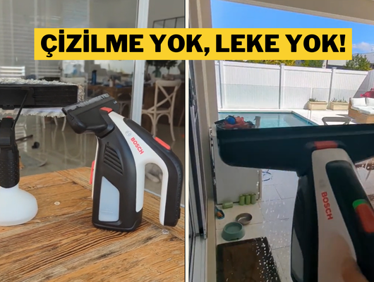 Cam temizliğinde devrim! Tek şarjla 35 pencere...