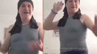 TikTok'ta tepki çeken görüntüler! Canlı yayında göbek atıp oryantal oynadı... Allah'ım ne oluyor