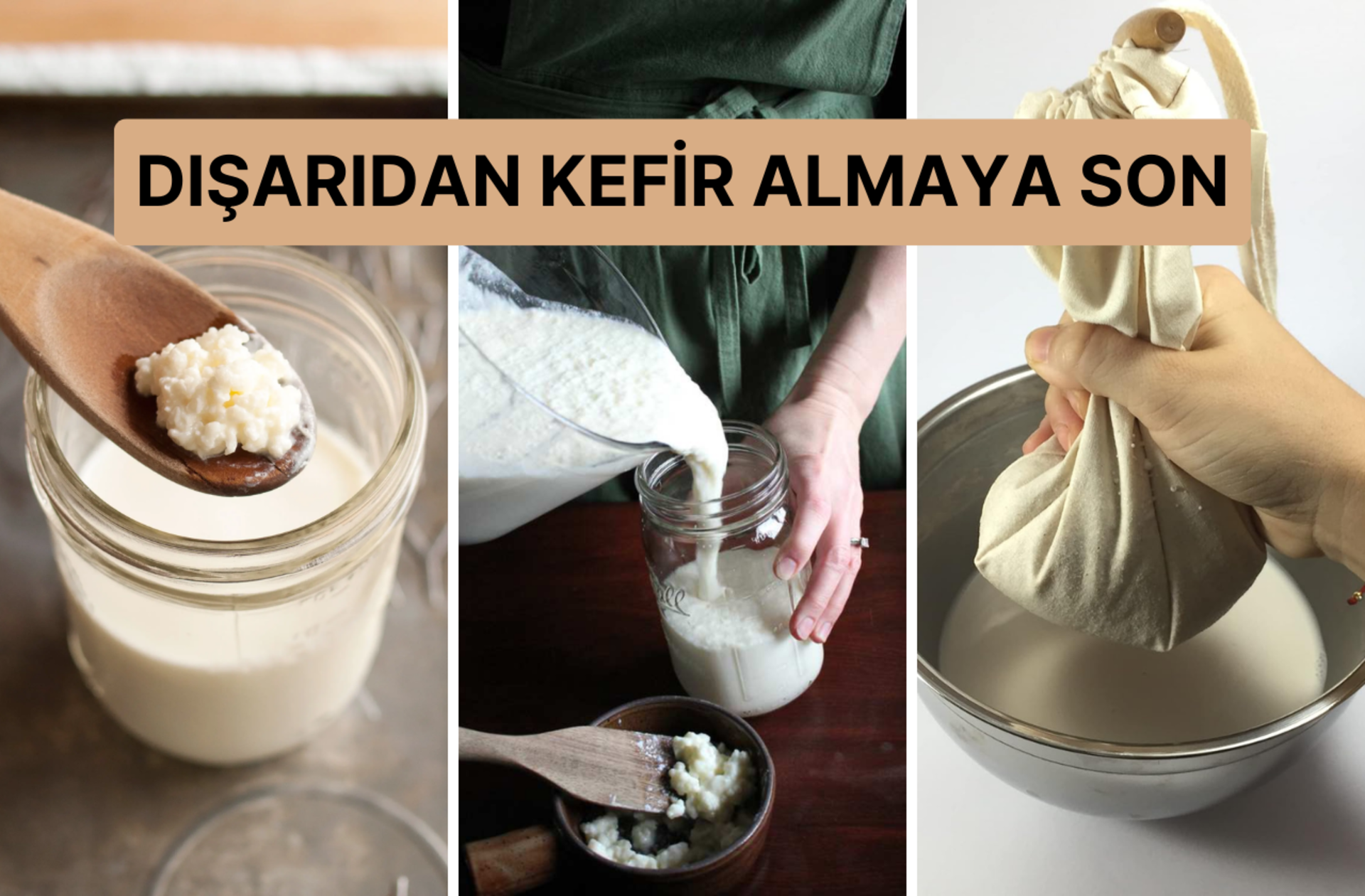 Evde kefir yapmanın sırları! İşte kefir yaparken ihtiyacınız olan o ürünler