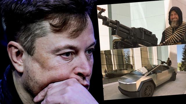 Kadirov, Cybertruck'a makineli tüfek yerleştirdi, olay oldu! Elon Musk'tan iddialara sert tepki Aptal mısınız?