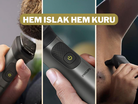 Saç, sakal, yüz; hepsi için tek cihaz! Philips erkek bakım seti indirimde