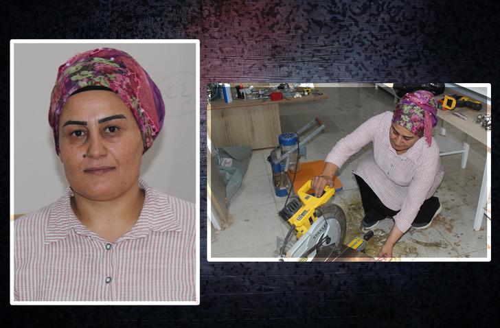 Babasından öğrendi, kendi işinin patronu oldu! Mobilya ustası kadın ev ekonomisine katkı sağlıyor