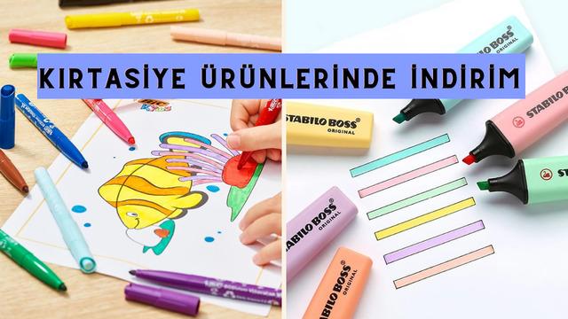 Okula Dönüş Fırsatları başladı! Kırtasiye ürünlerinde kaçırılmayacak indirimler