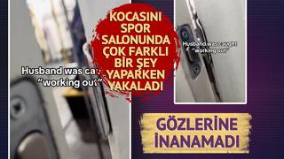 Kocamı böyle yaparken yakalasam... Spor salonunda spor yaptığını sanıyordu! İçeri girince şoke oldu