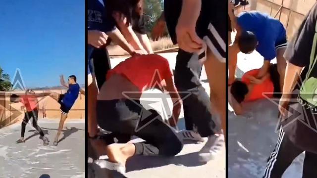 Genç çocuğu kızlı erkekli aralarına alıp öldüresiye dövdüler! İnfial yaratan görüntülerin ardından hepsi gözaltına alındı