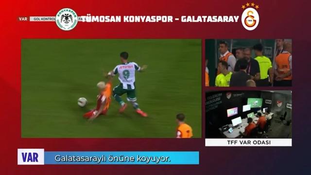 Konyaspor - Galatasaray maçının VAR kayıtları sonrası dikkat çeken yorum: "Ast üst ilişkisi tesir ediyor...