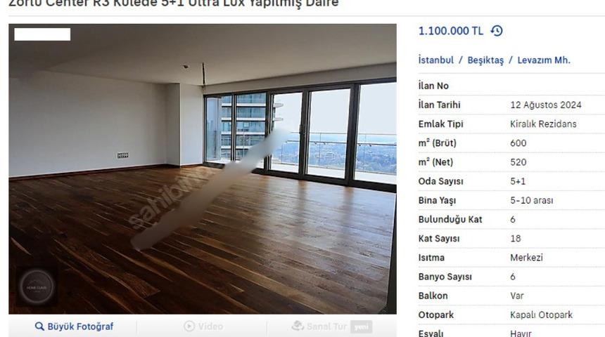 İlanı görenler şaşkına döndü! İstanbul'da 1 milyon 100 bin liraya kiralık daire