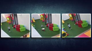 'Beni kurtarın ben burada kayboldum' Çocuk anaokulu bahçesinde unutuldu! Oyun masasını duvar dibine taşıyıp yardım istedi