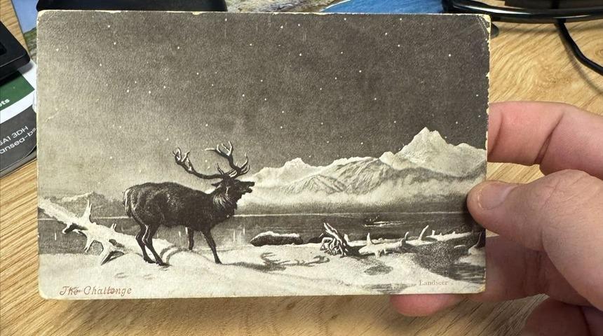  Galler’de 1903 yılında gönderilen kartpostal 121 yıl sonra teslim edildi