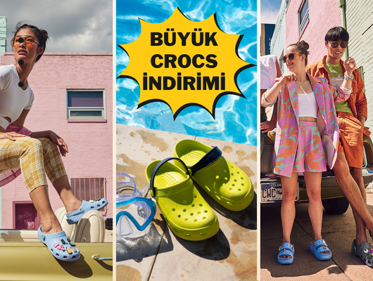 Crocs ile rahatlığa adım atma zamanı! Yediden yetmişe herkesin favorisi...