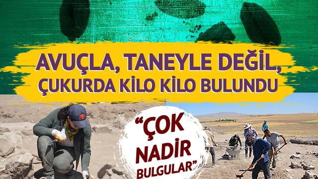 Hepsi Yassı Höyük'te çukurda bulundu: Elit kesimi simgeleyen çok nadir bulgular! 2 bin 800 yıllık sarımsak bile var