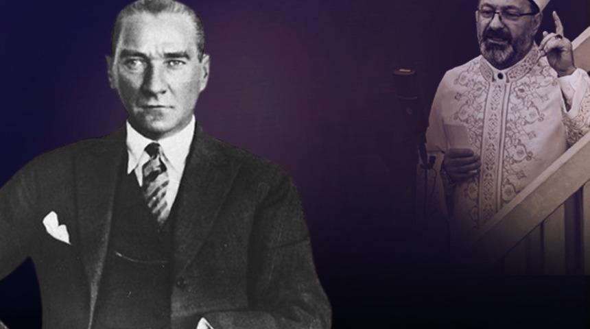 Diyanet İşleri Başkanı Ali Erbaş'tan dikkat çeken 'Atatürk' mesajı!