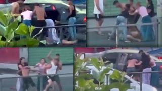 İstanbul'da kadını herkesin gözü önünde öldüresiye dövdü! Maganda şiddetini yoldan geçen polis de fark etmedi