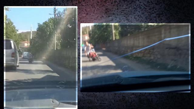 'Her nefis ölümü tadacaktır' dediği anda kazaya karıştı! Saniye saniye kaydetti