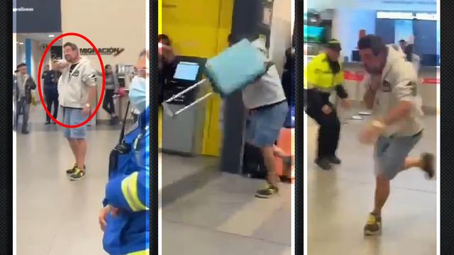 Parası ve bagajını kaybettiğini söyledi! Eve dönüş parası bulunmayan turist boynunu kesti... Durdurmak için valiz fırlattılar, şok tabancası kullandılar