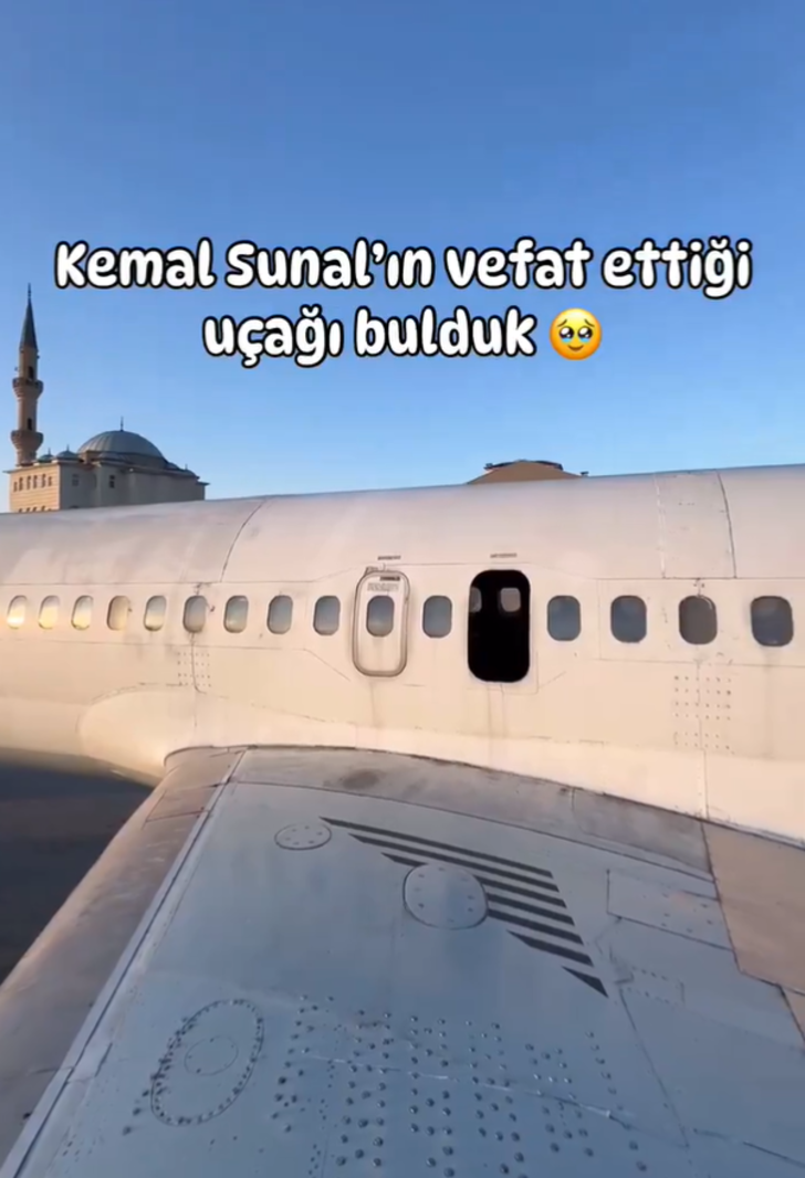 Kemal Sunal'ın vefat ettiği uçağın görüntüleri ortaya çıktı! Bakın şimdi nasıl kullanılıyor G1