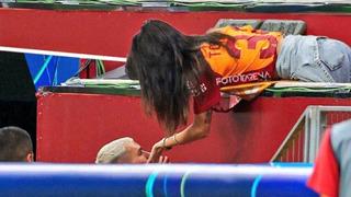 Sevgilisi Torreira’ya maç öncesi şans öpücüğü vermişti! Devrim Özkan'dan maç sonu yorumu: Mükemmeldi...