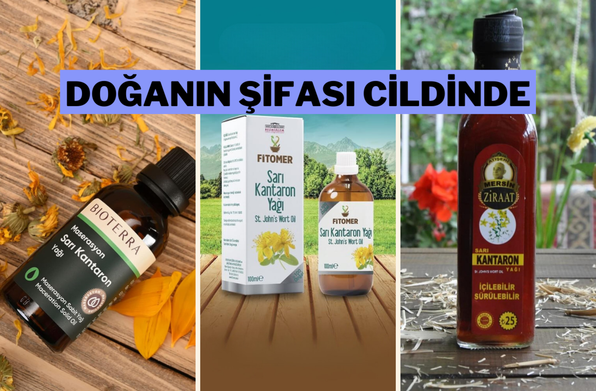 Aklınıza gelebilecek her derde deva olabilecek sarı kantaron yağı markaları