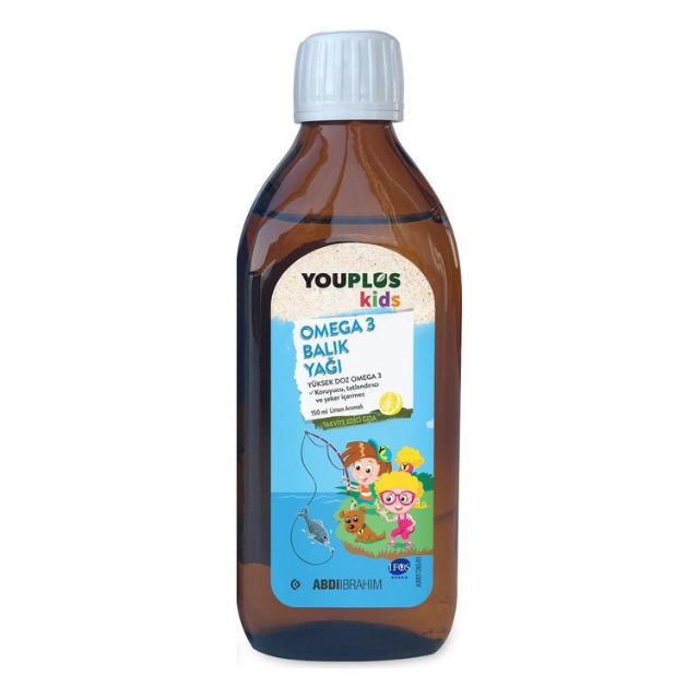 YOUPLUS Kids Omega 3 Balık Yağı Şurubu