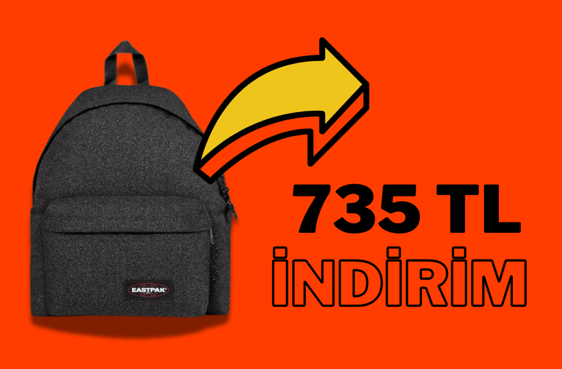 Fiyatı 1228 TL'ye düştü! Eastpak sırt çantasında kaçırılmayacak indirim