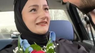 Amin sözüyle viral olan TikTok fenomeni Gizem Yıldız evlendi! Amin reis muradına ermiş