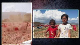 İki çocuk hortumun içinde kaldı! O anları anlattılar 'Uzun süre havada dolandı'