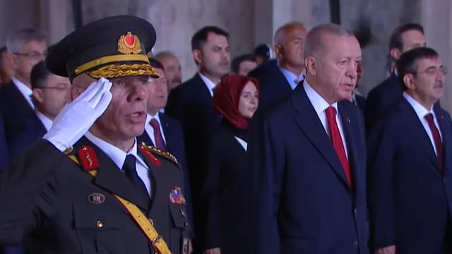 30 Ağustos Zaferi dolayısıyla Cumhurbaşkanı Anıtkabir'de