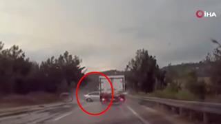 Baba ile 6 yaşındaki kızı hayatını kaybetmişti! Kazanın görüntüsü ortaya çıktı