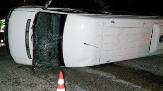 Samsun'da feci kaza! Fındık işçilerini taşıyan minibüs devrildi: 18 yaralı