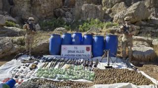 Cephanelik gibi mağara! Hepsi Şırnak'taki operasyonda ele geçirildi: Terör örgütünün mühimmat deposu imha edildi