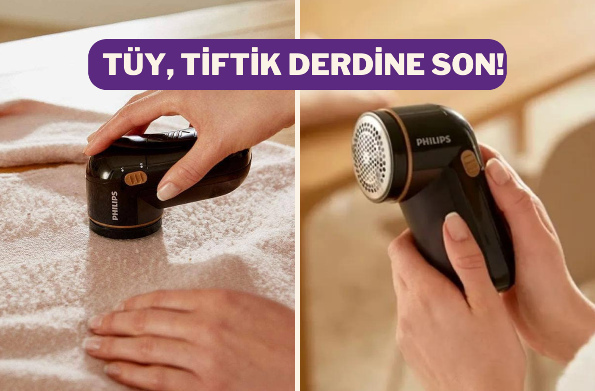 Philips'in çok satan tüy temizleme makinesi indirime girdi