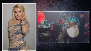 Türkücü Ceylan sahnede kendinden geçti! Davulun ritmine öyle bir kapıldı ki... Gören inanamadı