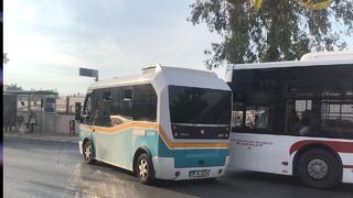 Kadın otobüs şoförüne yumruk! Güvenlik kamerası an be an kaydetti