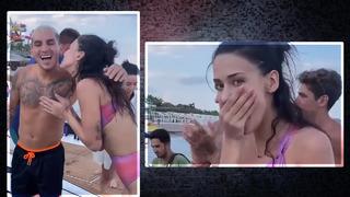 Lucas Torreira'dan sevgilisi Devrim Özkan'a plajda sürpriz! Ne abartı şaşırdın be!