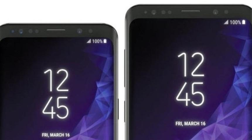 Galaxy S9 ve Galaxy S9 Plus'ın ön yüzü işte böyle!