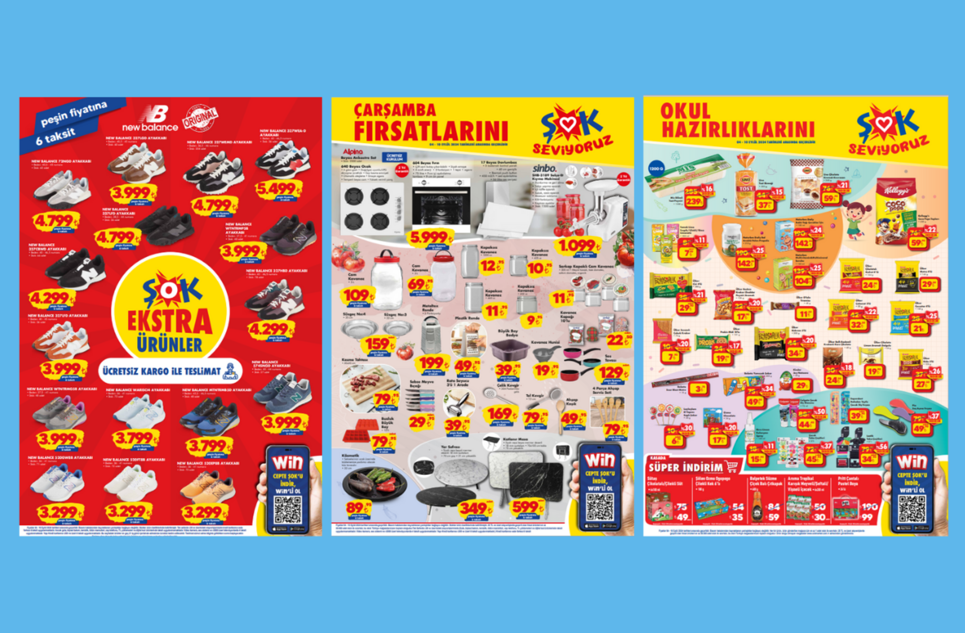ŞOK'a New Balance ayakkabılar geliyor! 4 Eylül 2024 ŞOK Aktüel Ürünler Kataloğu