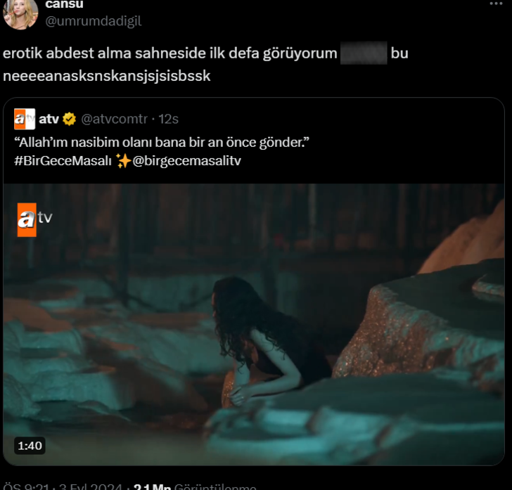 Bir Gece Masalı dizisindeki mağara sahnesi sosyal medyanın diline düştü! "Abdest alırken adamın abdestini bozdu" G5